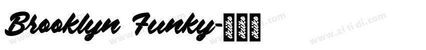 Brooklyn Funky字体转换